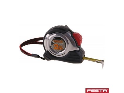 FESTA® Metr svinovací nerez, guma, délka 5 m, pásek 19 mm