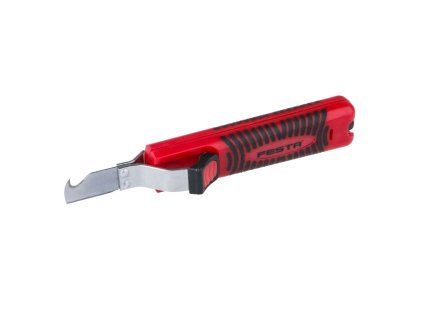 FESTA® Nůž elektrikářský odizolovávací 17 cm s háčkem, rukojeť plast