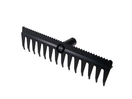 DK-PLAST Hrábě plastové s hranou, 38 cm, bez násady