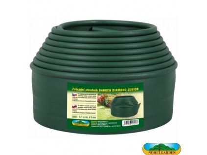 NOHEL GARDEN® Obruba GARDEN DIAMOND JUNIOR, 6 m x 10 cm x 8 mm, zelená