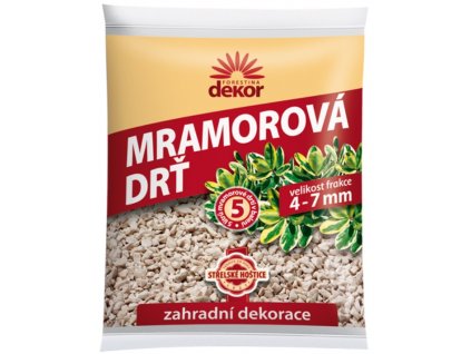 Mramorová drť DEKOR , 4 – 7 mm