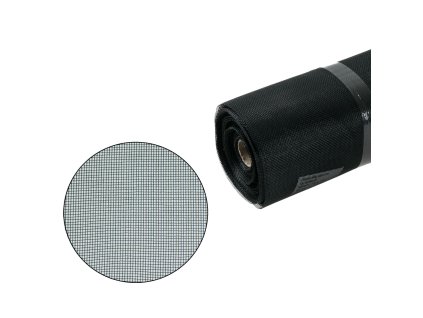 LEVIOR® Síť proti hmyzu v roli, sklovlákno, 120 cm x 30 m, černá
