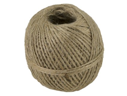 Provázek jutový, pr. 1,25mm, 50g (50m), 500x2 tex, JUTA