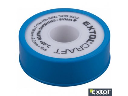 EXTOL® CRAFT Páska těsnící teflonová, WRAS, 19×0,2 mm×15 m