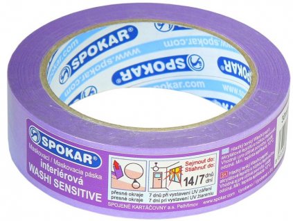 SPOKAR® Maskovací páska WASHI SENSITIVE, 30 mm x 50 m