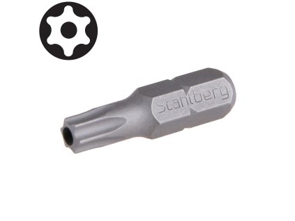 STAHLBERG® Bit šroubovací TORX s dírkou TTa 30, 25 mm, CrV S2