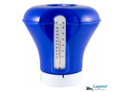 LAGUNA® Chlorinátor do bazénu s teploměrem, pr. 19 cm