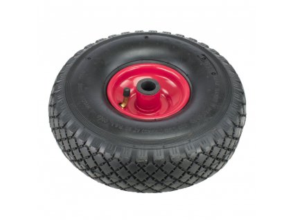 CONE DESIGN® Kolo na rudl nafukovací 4.00-4 (280×90 mm), kovový disk, hřídel 20 mm, max. 136 kg