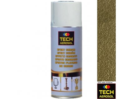Tech aerosol efekt chrom zlatá moderní