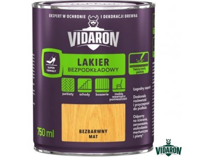 Vidaron bezpodkladový parketový lak 0,75 mat