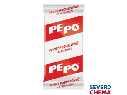 PE-PO® pevný podpalovač 280 g, 40 podpalů