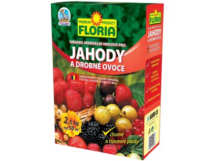 FLORIA® Hnojivo organo-minerální na jahody a drobné ovoce, 2,5 kg