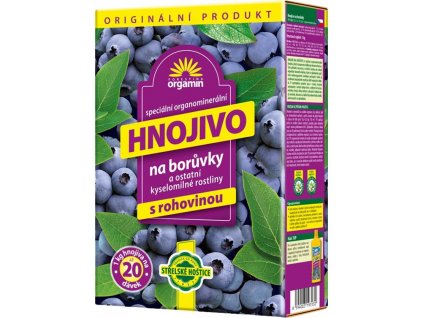 Granulované hnojivo ORGAMIN s rohovinou na borůvky, 1 kg