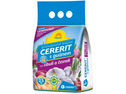 FORESTINA® FORESTINA® Granulované hnojivo CERERIT® ORGAMIN s guánem na cibuli a česnek, 2,5 kg