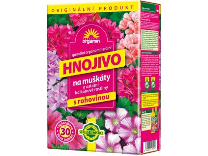 FORESTINA® Granulované hnojivo ORGAMIN s rohovinou na muškáty