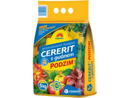 FORESTINA® Granulované hnojivo CERERIT® ORGAMIN s guánem PODZIM, 5 kg