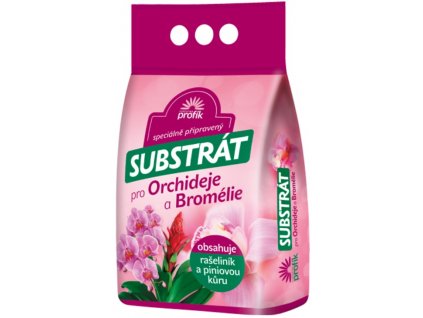 FORESTINA® Substrát PROFÍK speciálně připravený pro orchideje a bromélie, s piniovou kůrou, 5 l