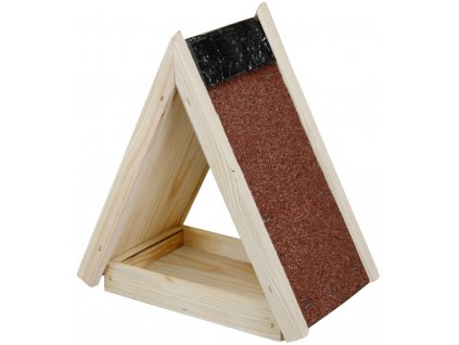 FORESTINA® Krmítko č. 7 dřevěné, bitumenová střecha, 34 x 24 x 15 cm