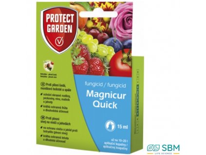 PROTECT GARDEN® MAGNICUR QUICK Fungicidní přípravek k ochraně rostlin proti plísni šedé, moniliové hnilobě a spále, 15 ml