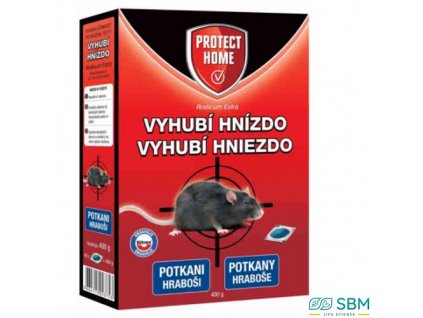 PROTECT HOME® RODICUM EXTRA rodenticid měkká návnada na hlodavce, 400 g