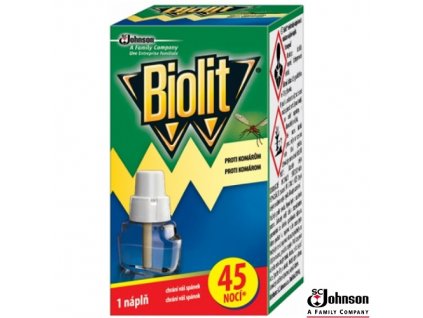 BIOLIT® Náplň do elektrického odpařovače proti komárům 27 ml na 45 nocí