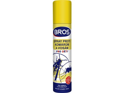 BROS® Repelent spray proti komárům a vosám pro děti, 90 ml