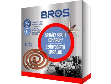 BROS® Spirály proti komárům, 10 ks