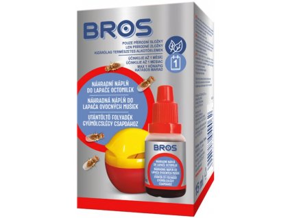 BROS® Náhradní náplň do lapače na octomilky, 15 ml