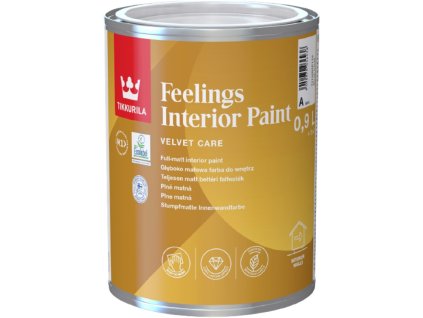 TIKKURILA® FEELINGS INTERIOR PAINT Barva interiérová, omyvatelná, 0,9 l