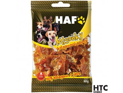 HAF MLSOŇKY Kolagenové chipsy, pamlsek pro psy, 60 g