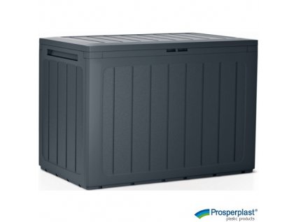 Úložný box BOARDEBOX plastový, antracitový, 78 x 43 x 55 cm, 190 l