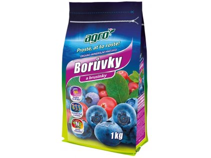 AGRO® Hnojivo na borůvky a brusinky, organo-minerální, granulované, 1 kg