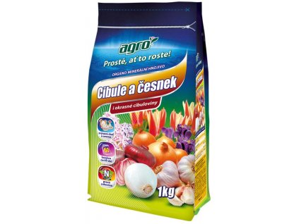 AGRO® Hnojivo na cibuli a česnek, organo-minerální, granulované, 1 kg