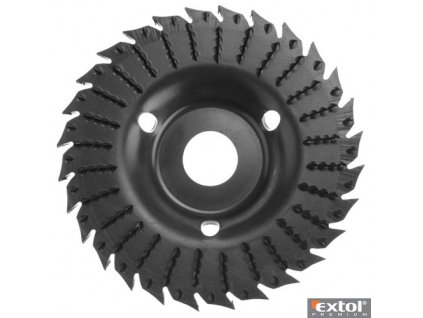66935 extol premium kotouc rasplovy na drevo hruby sek pila 125 x 22 2 x 3 mm 28 zubu