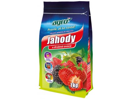 AGRO® Hnojivo na jahody, organo-minerální, granulované, 1 kg