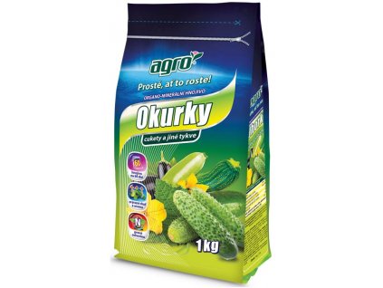 AGRO® Hnojivo na okurky, cukety a jiné tykve, organo-minerální, granulované, 1 kg