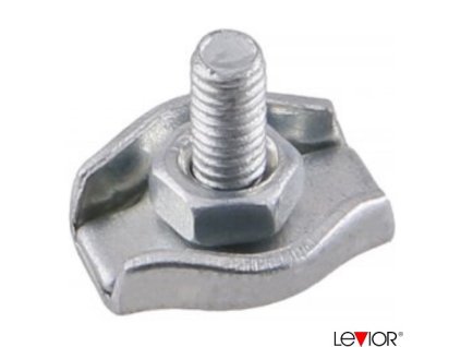 LEVIOR® Lanová svorka, simplex, 10 mm, DIN 5685 C