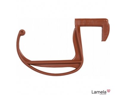 LAMELA® TORENIE Držák na truhlík, plastový, 20×20×2 cm, terakota