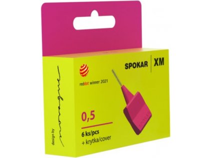 75550 2 spokar mezizubni kartacek xm 0 5 mm sada 6 ks