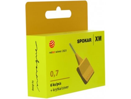SPOKAR® Mezizubní kartáček XM 0,7 mm, sada 6 ks