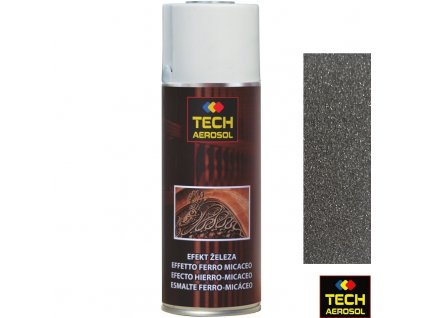Tech aerosol efekt železa tmavě šedá