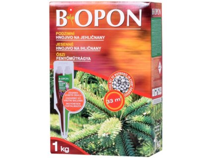 BOPON® Hnojivo podzimní na jehličnany, granulované, 1 kg