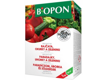 BOPON® Hnojivo na rajčata, okurky a zeleninu, granulované, 1 kg