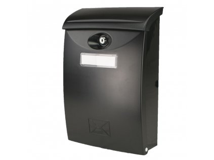 SATOS® Poštovní schránka, 34,5×24 cm, ABS plast, černá
