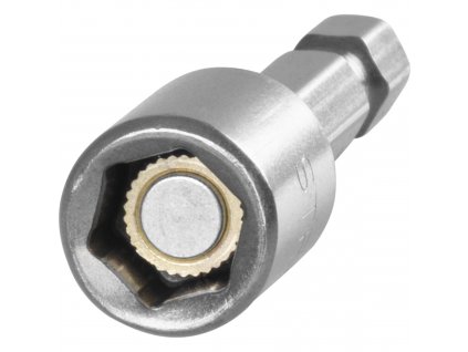Klíč nástrčný do vrtačky, HEX 8 mm, magnetický, kovaná ocel CrV S2
