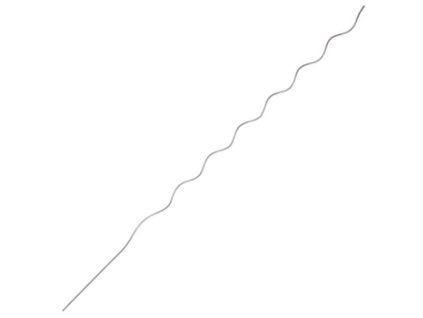 Tyč opěrná spirálová ocel 7 mm × 180 cm, šedá
