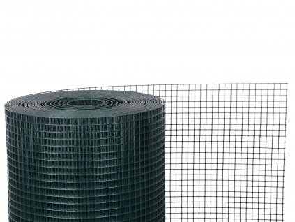 LEVIOR® Pletivo čtvercové ZN a PVC, oko 13 mm, drát 1,2 mm, 100 cm × 25 m, zelené