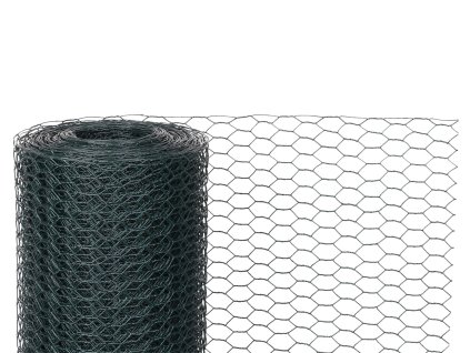 LEVIOR® Pletivo králičí ZN a PVC, oko HEX 13 mm, drát 1,0 mm, 100 cm × 25 m, zelené