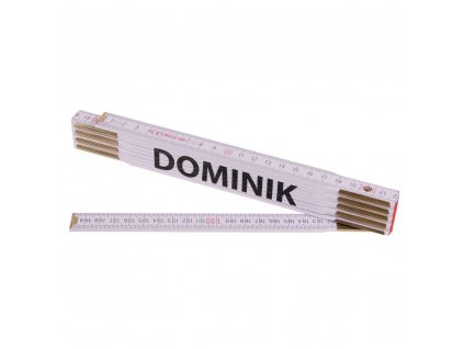 Metr skládací, 2 m, dřevěný, PROFI, "DOMINIK"