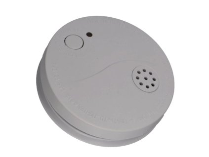 Detektor kouře + alarm, 85 dB, bílý